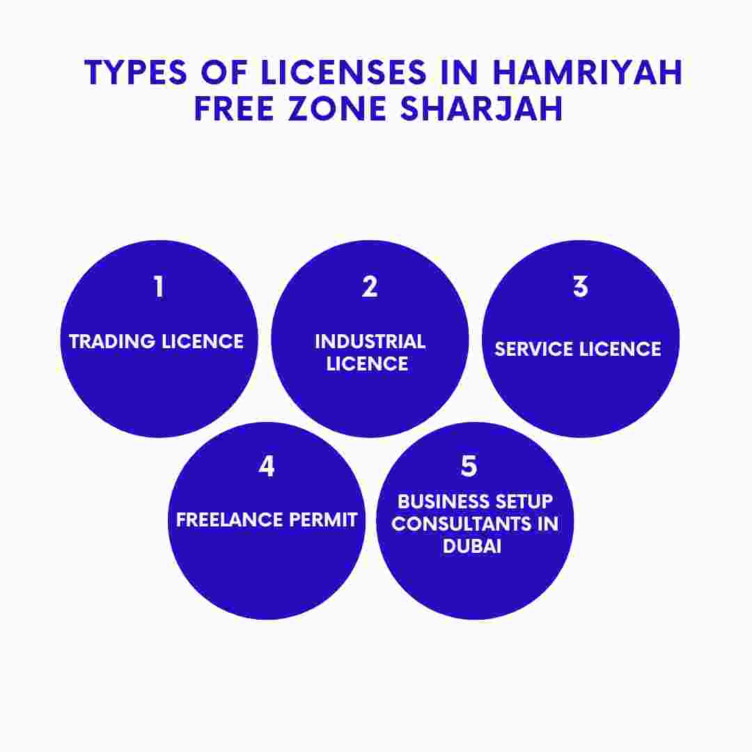 Types of Licenses in Hamriyah Free Zone